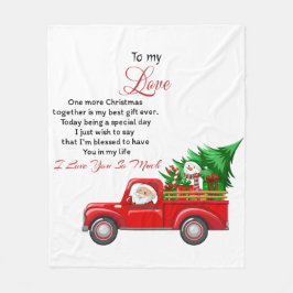 Manta Polar A mi amor Uno más Navidades juntos