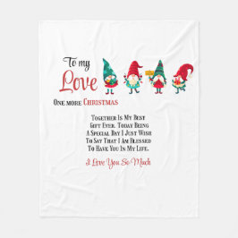 Manta Polar A mi amor Uno más Navidades juntos