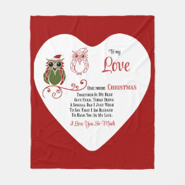 Manta Polar A mi amor Uno más Navidades juntos