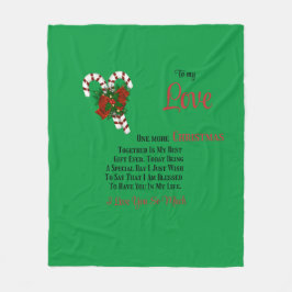 Manta Polar A mi amor Uno más Navidades juntos