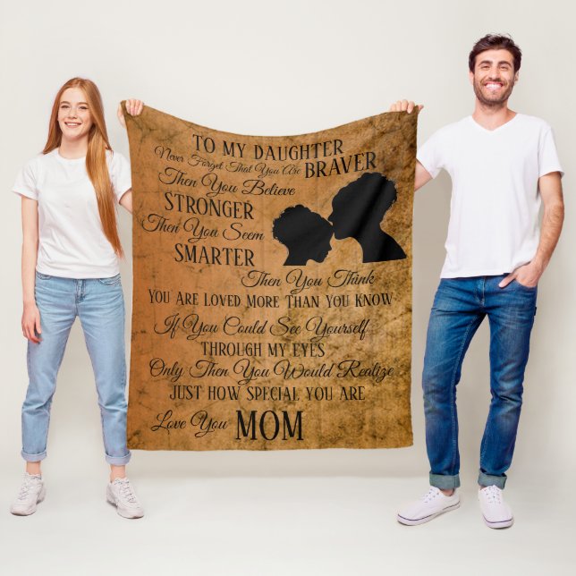 Manta Polar A Mi Hija De Mamá (In situ)