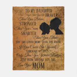 Manta Polar A Mi Hija De Mamá