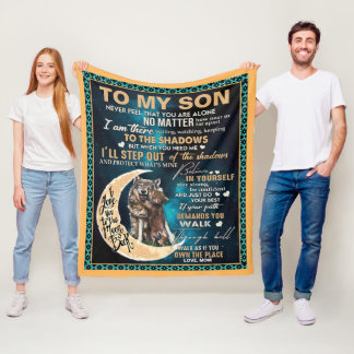 Manta Polar A Mi Hijo Cree En Usted Mismo Manténgase Fuerte Es