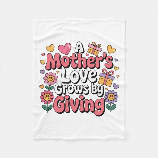 Manta Polar A Mother’s Love Grows By Giving (Anverso)