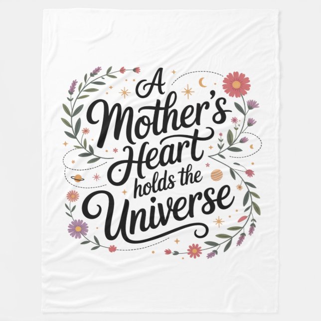 Manta Polar A Mother's Heart Holds The Universe (Anverso)