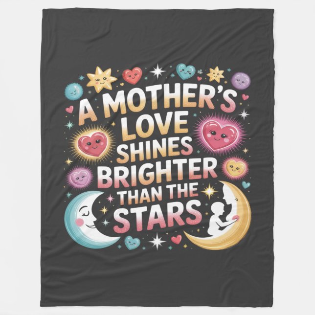Manta Polar A Mother's Love Shines Brighter Than The Stars (Anverso)
