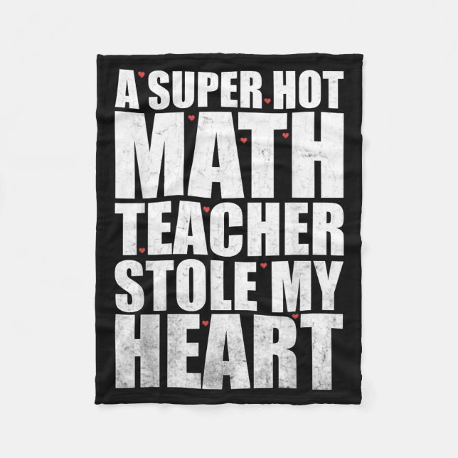 Manta Polar A Super Hot Math Teacher Stole My Heart On Valenti (Anverso)