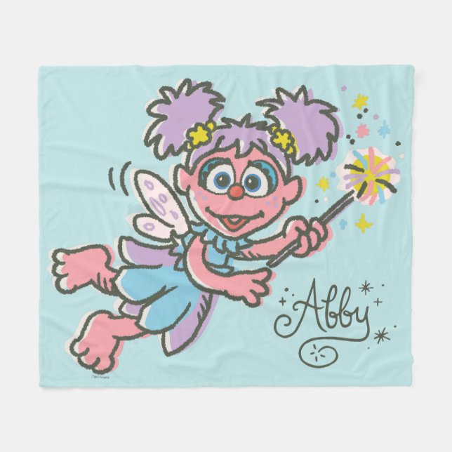 Manta Polar Abby Cadabby Flying (Frente (Horizontal))