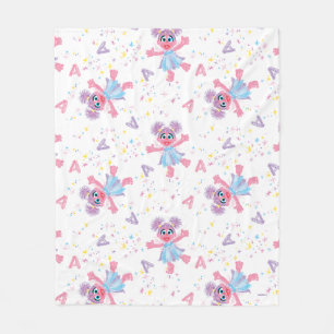 Manta Polar Abby Cadabby Sparkle Pattern