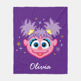 Manta Polar Abby Smiling Face | Añadir su nombre