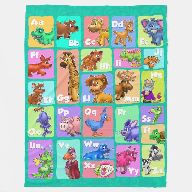 Manta Polar ABC Noah Blanket (Anverso)