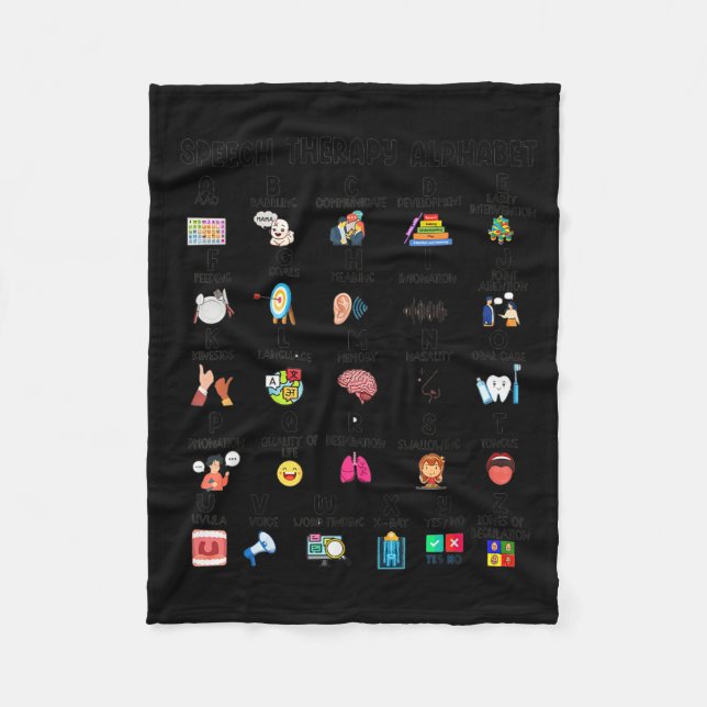 Manta Polar Abc Of Speech Therapy Alphabet Speech Language Pat (Anverso)