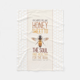 Manta Polar Abeja de la miel