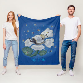 Manta Polar Abeja dormido