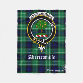 Manta Polar Abercrombie Clan Tartan Scotland Fleece Blanket