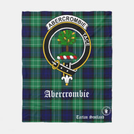 Manta Polar Abercrombie Clan Tartan Scotland Fleece Blanket