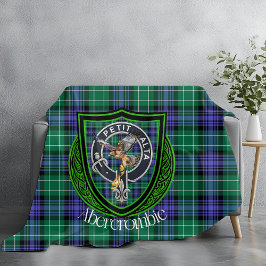 Manta Polar Abercrombie Scottish Clan Tartan Escudo