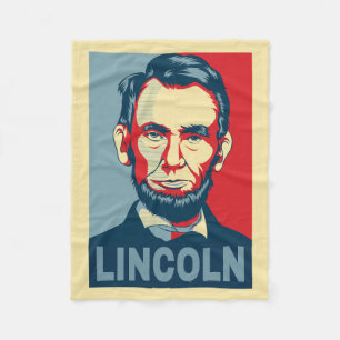 Manta Polar Abraham Lincoln Estilo de esperanza del presidente
