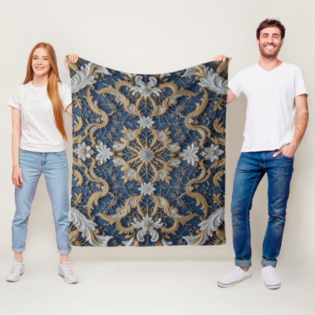 Manta Polar Abrazo azul de Reina (In situ)