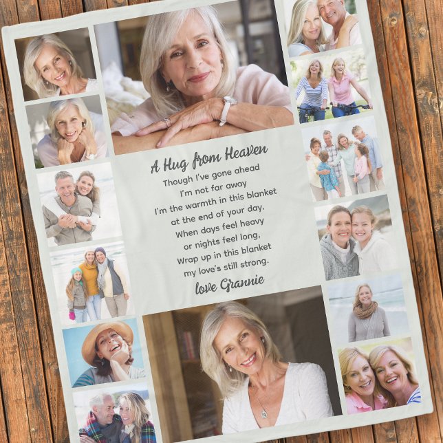 Manta Polar Abrazo desde el cielo, poema, monumento a varios C (Subido por el creador)