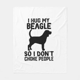 Manta Polar Abrazo mi Beagle para no asfixiar a la gente