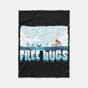 Manta Polar Abrazos Gratis Funny Iceberg Crucero Titanic Chico