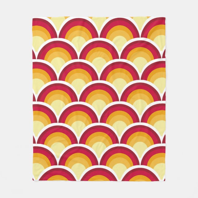 Manta Polar Abstract chinese,  japanese scaly skin mythical fa (Anverso)