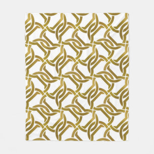 Manta Polar Abstract repeatable background of golden twisted s