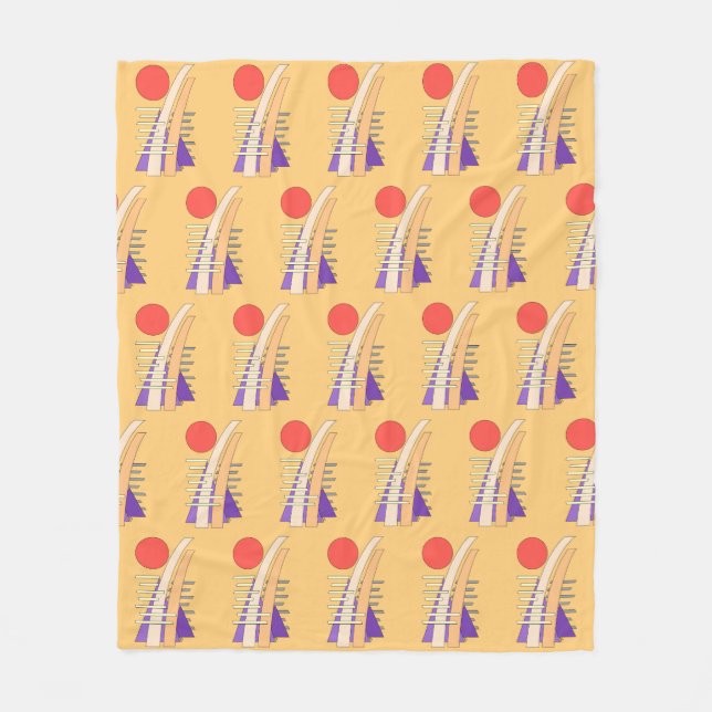 Manta Polar Abstract Sun, Shadows, Reflections, and Structures (Anverso)