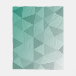 Manta Polar Abstract Triangles Seamless Pattern - Green Versio