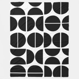 Manta Polar abstracto del círculo negro moderno de mediados de