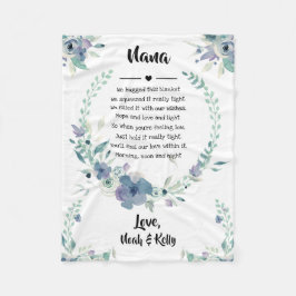 Manta Polar Abuela del Día de la Madre Grammy Nana de los niet