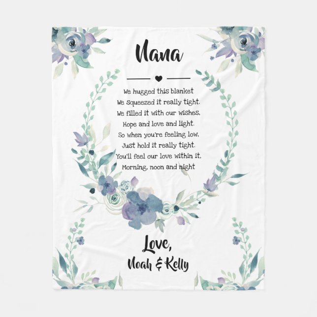 Manta Polar Abuela del Día de la Madre Grammy Nana de los niet (Anverso)