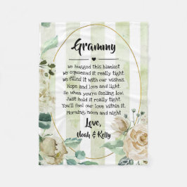 Manta Polar Abuela del Día de la Madre Grammy Nana de los niet