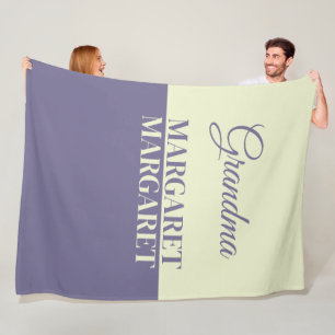 Manta Polar abuela nombre personalizado personalizado
