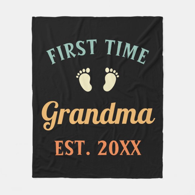 Manta Polar Abuela Nonna Grammy Primera Abuela (Anverso)