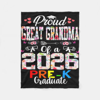 Manta Polar Abuela orgullosa de las madres graduadas de pre-k 