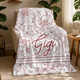 Manta Polar Abuela personalizada y única