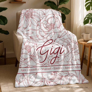 Manta Polar Abuela personalizada y única