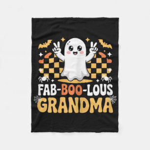 Manta Polar Abuela tonta y fanática de Fab-boo-lous
