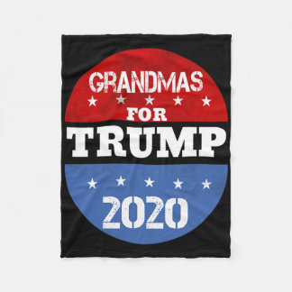 Manta Polar Abuelas para la reelección de Trump 2020 Regalo de