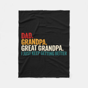 Manta Polar Abuelo Bisabuelo Tatarabuelo Frase Divertida - Pap