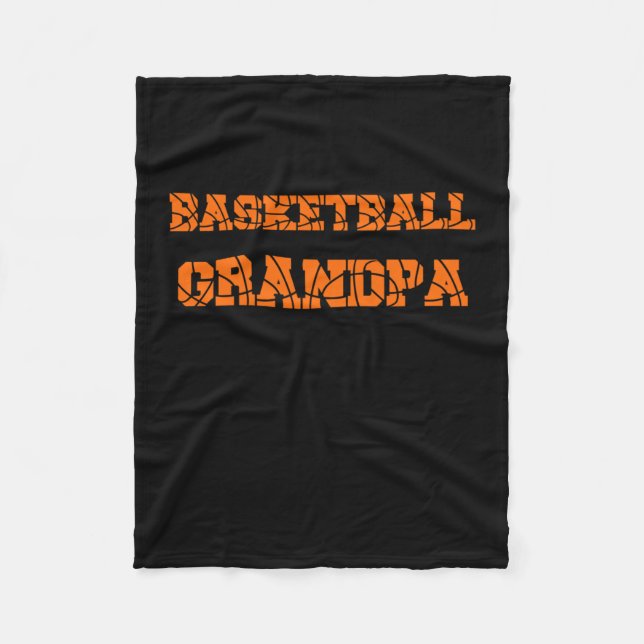 Manta Polar Abuelo de baloncesto (Anverso)