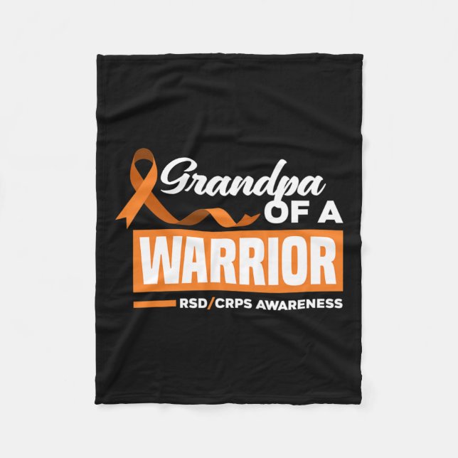 Manta Polar Abuelo De Un Guerrero Apoyando A Rsd Cr (Anverso)