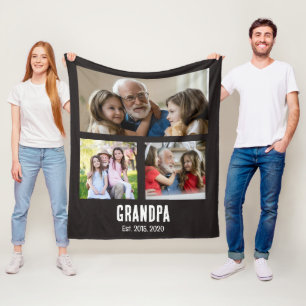 Manta Polar Abuelo estableció la foto 3 de escritura grunge ne