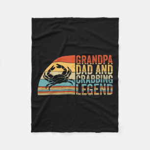 Manta Polar Abuelo Papá Y Leyenda De Crabbing