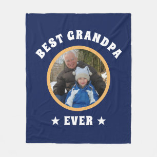 Manta Polar Abuelo Personalizado El Mejor Abuelo del Mundo Fot