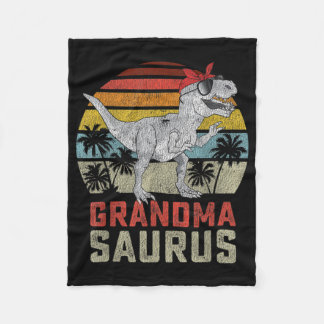 Manta Polar Abuelo T Rex Dinosaur Abuela Saurus Family