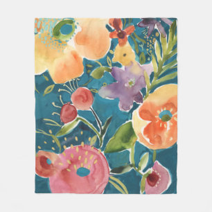 Manta Polar Abundantes Florals I