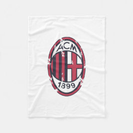 Manta Polar Ac milan retro con insignia